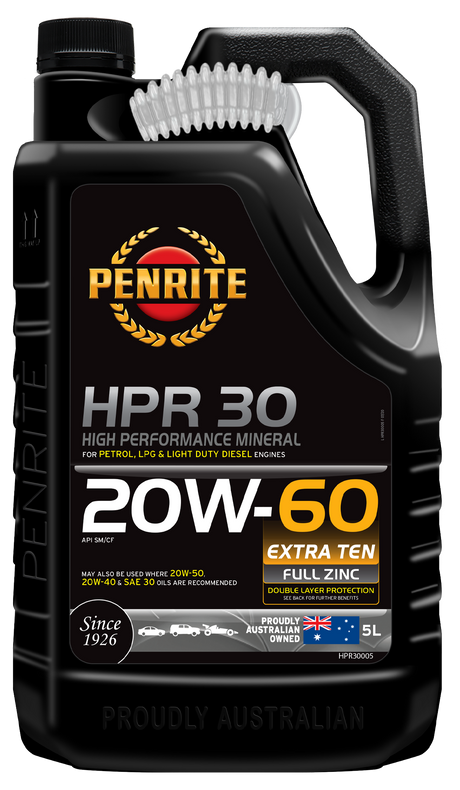 HPR 30 20W-60 (Mineral) - Penrite 5L