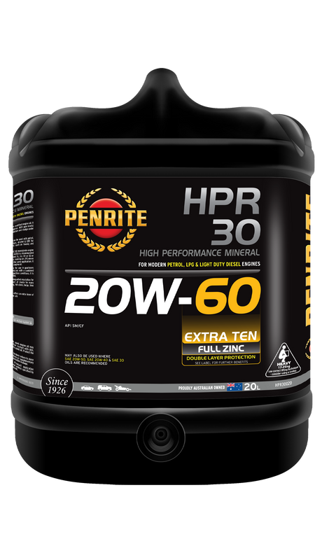 HPR 30 20W-60 (Mineral) - Penrite 20L
