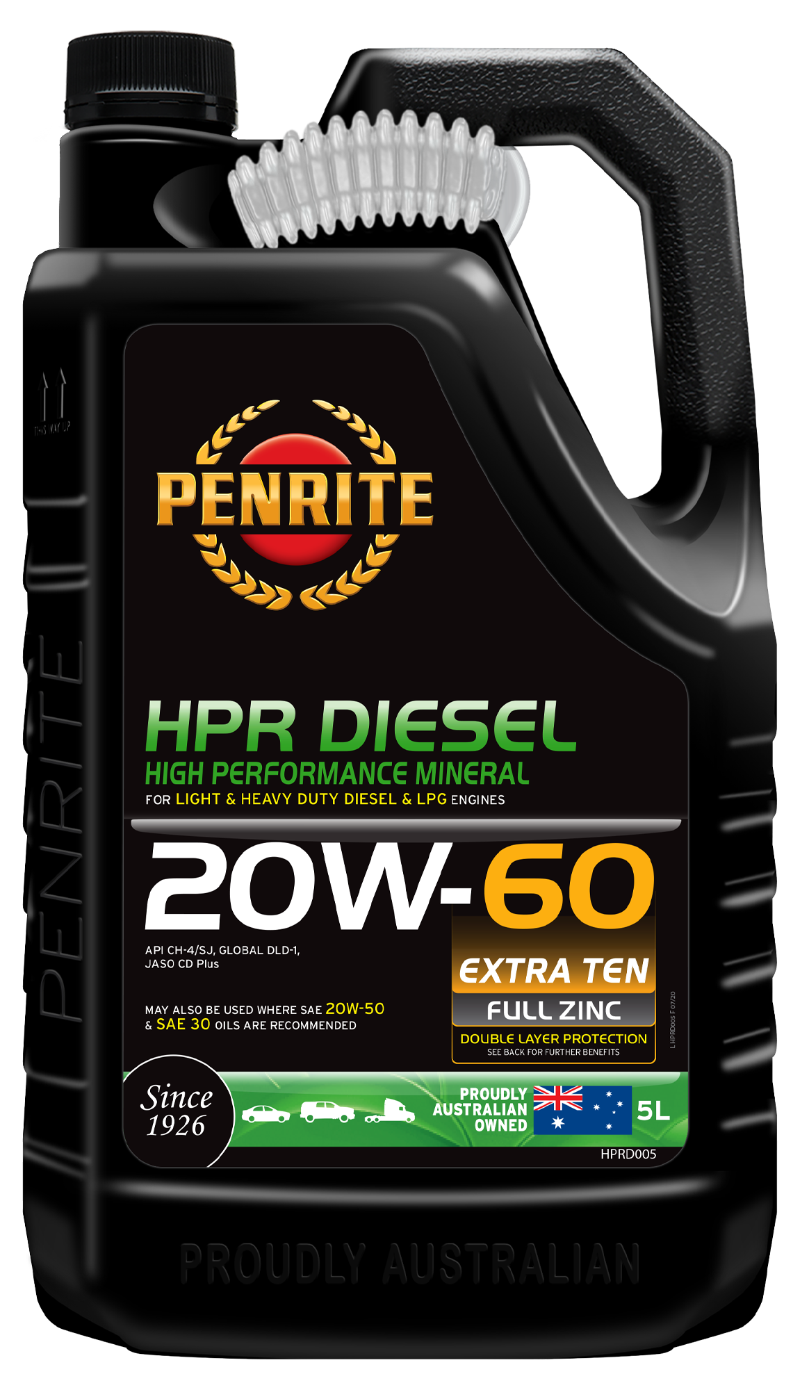 HPR DIESEL 20W-60 (Mineral) - Penrite 5L