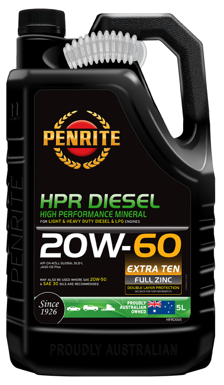 HPR DIESEL 20W-60 (Mineral) - Penrite 5L