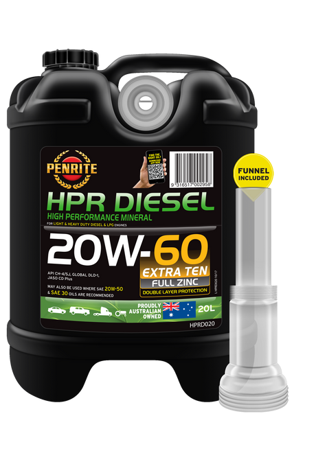 HPR DIESEL 20W-60 (Mineral) - Penrite 20L