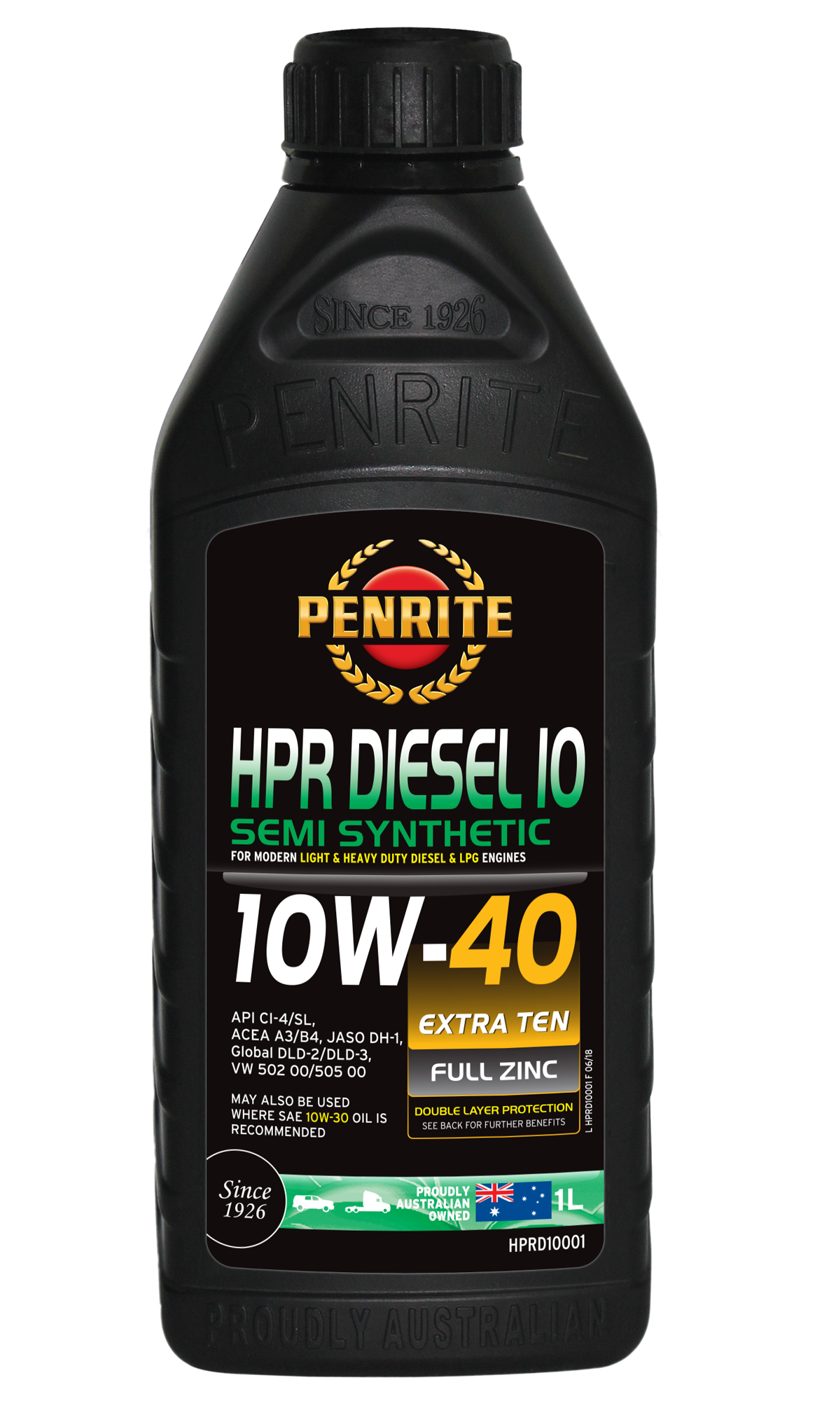 HPR DIESEL 10 10W-40 (SEMI SYN) - Penrite
