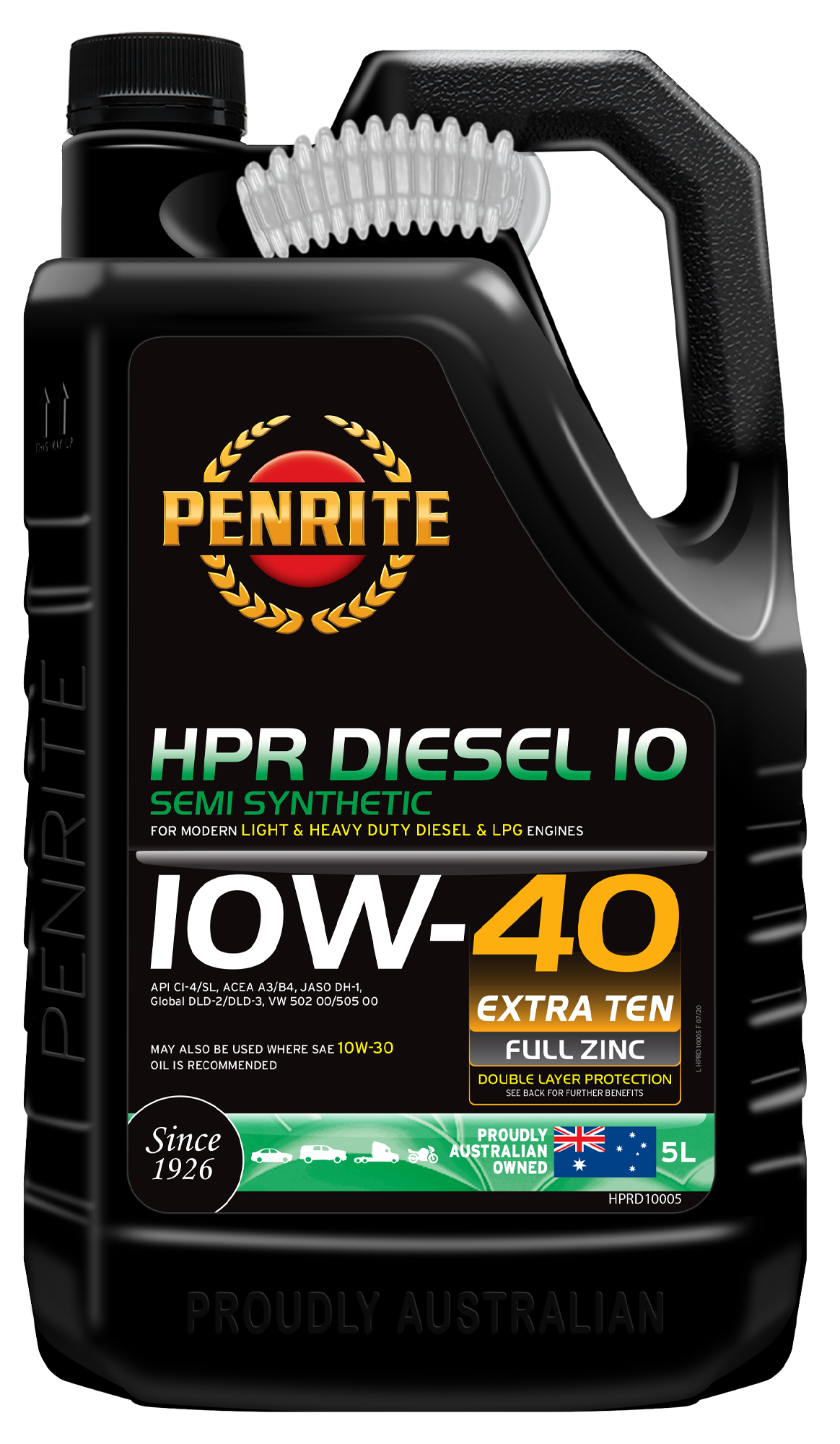 HPR DIESEL 10 10W-40 (SEMI SYN) - Penrite 5L