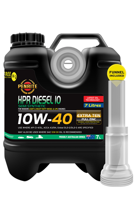 HPR DIESEL 10 10W-40 (SEMI SYN) - Penrite 7L