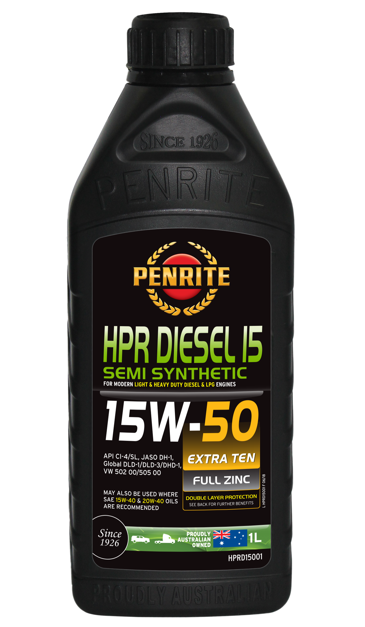 HPR DIESEL 15 15W-50 (SEMI SYN) - Penrite