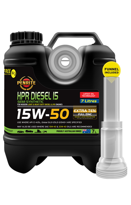 HPR DIESEL 15 15W-50 (SEMI SYN) - Penrite 7L