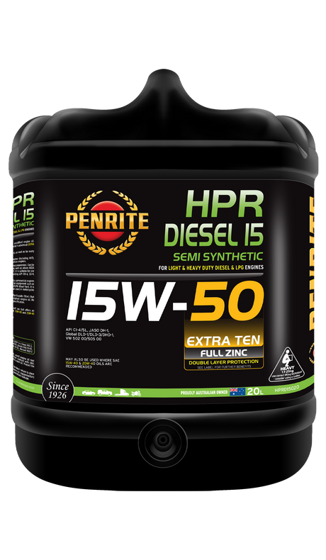 HPR DIESEL 15 15W-50 (SEMI SYN) - Penrite 20L