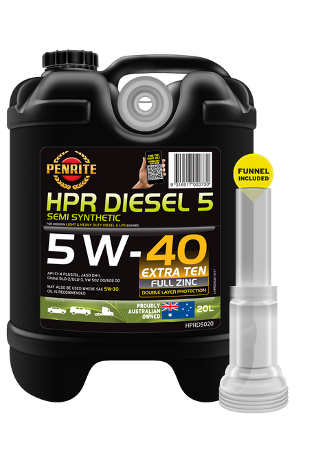 HPR DIESEL 5 5W-40 (SEMI SYN) - Penrite | Universal Auto Spares