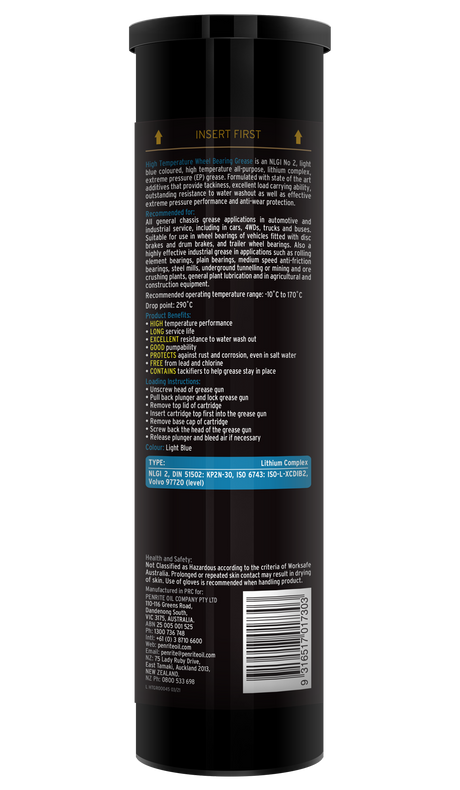 High Temperature Wheel Bearing Grease - Penrite