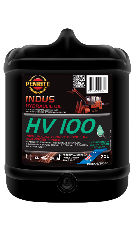 INDUS HV 100 (Zinc Free) 20L - Penrite