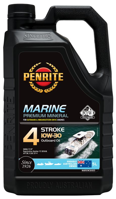 Marine Outboard 4 Stroke 10W-30 (Mineral) - Penrite 5L