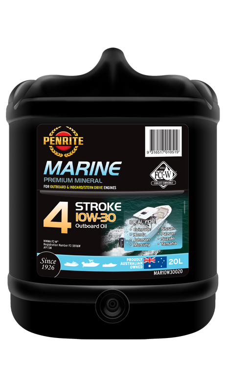 Marine Outboard 4 Stroke 10W-30 (Mineral) - Penrite 20L