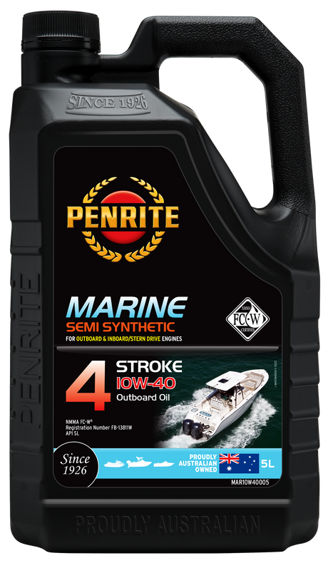 Marine Outboard 4 Stroke 10W-40 (Semi Syn.) - Penrite 5L