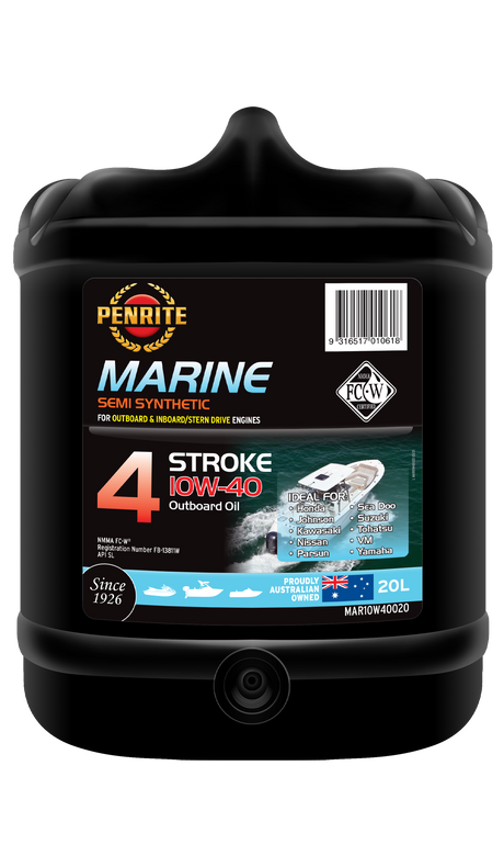 Marine Outboard 4 Stroke 10W-40 (Semi Syn.) - Penrite 20L
