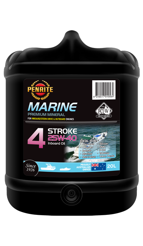 Marine Inboard 4 Stroke 25W-40 (Mineral) - Penrite 20L