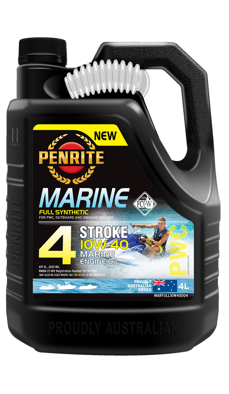 Marine Full Syn 10W-40 - Penrite 4 X 4 Litre (Carton Only) 4L