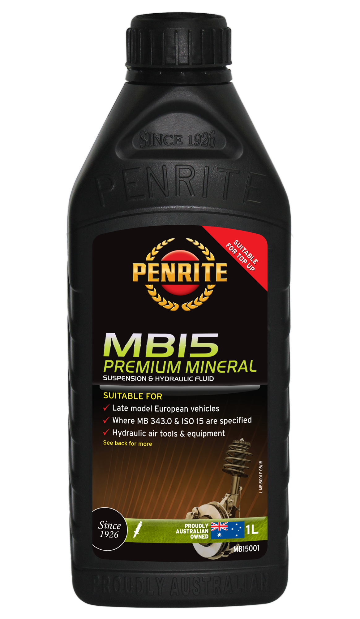 MB15 Suspension Fluid (Mineral) 1L - Penrite | Universal Auto Spares