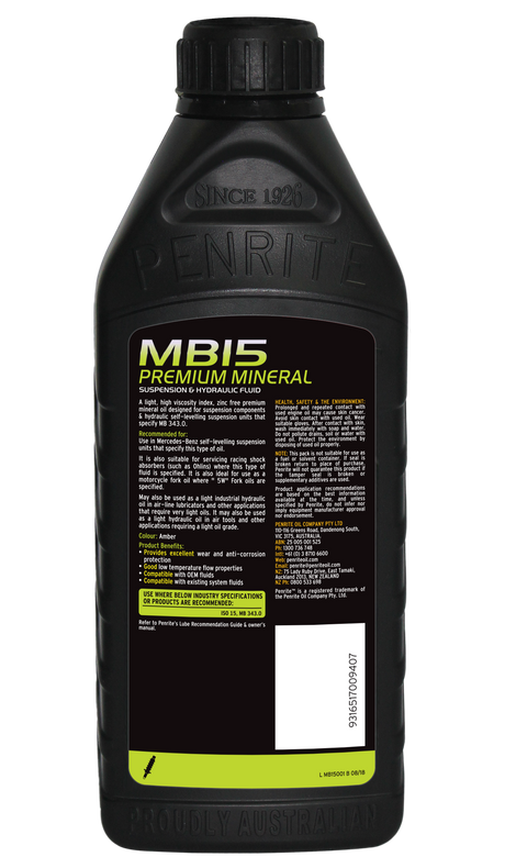 MB15 Suspension Fluid (Mineral) 1L - Penrite