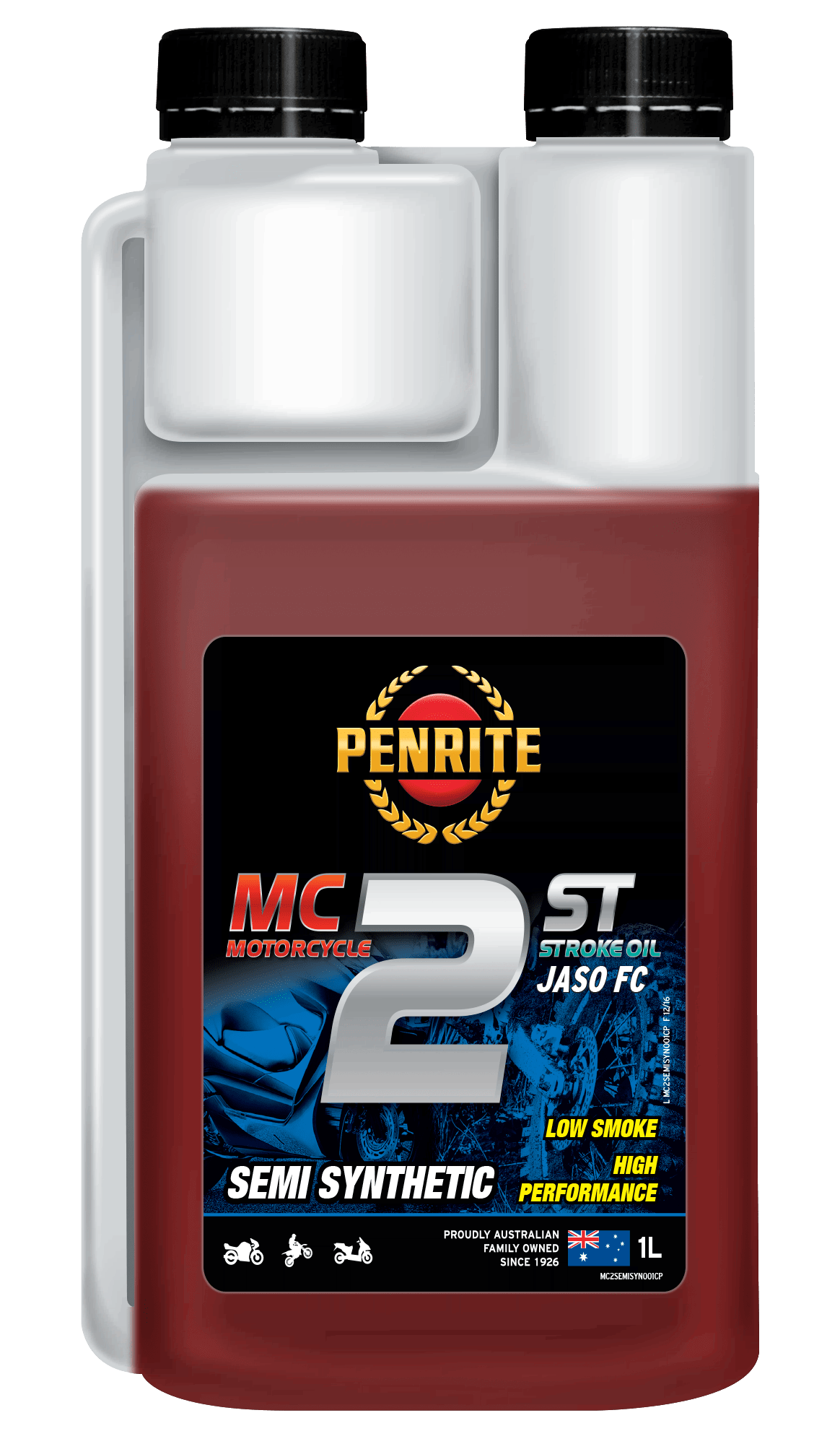 MC-2ST Semi Synthetic Two Stroke Oil 1L - Penrite