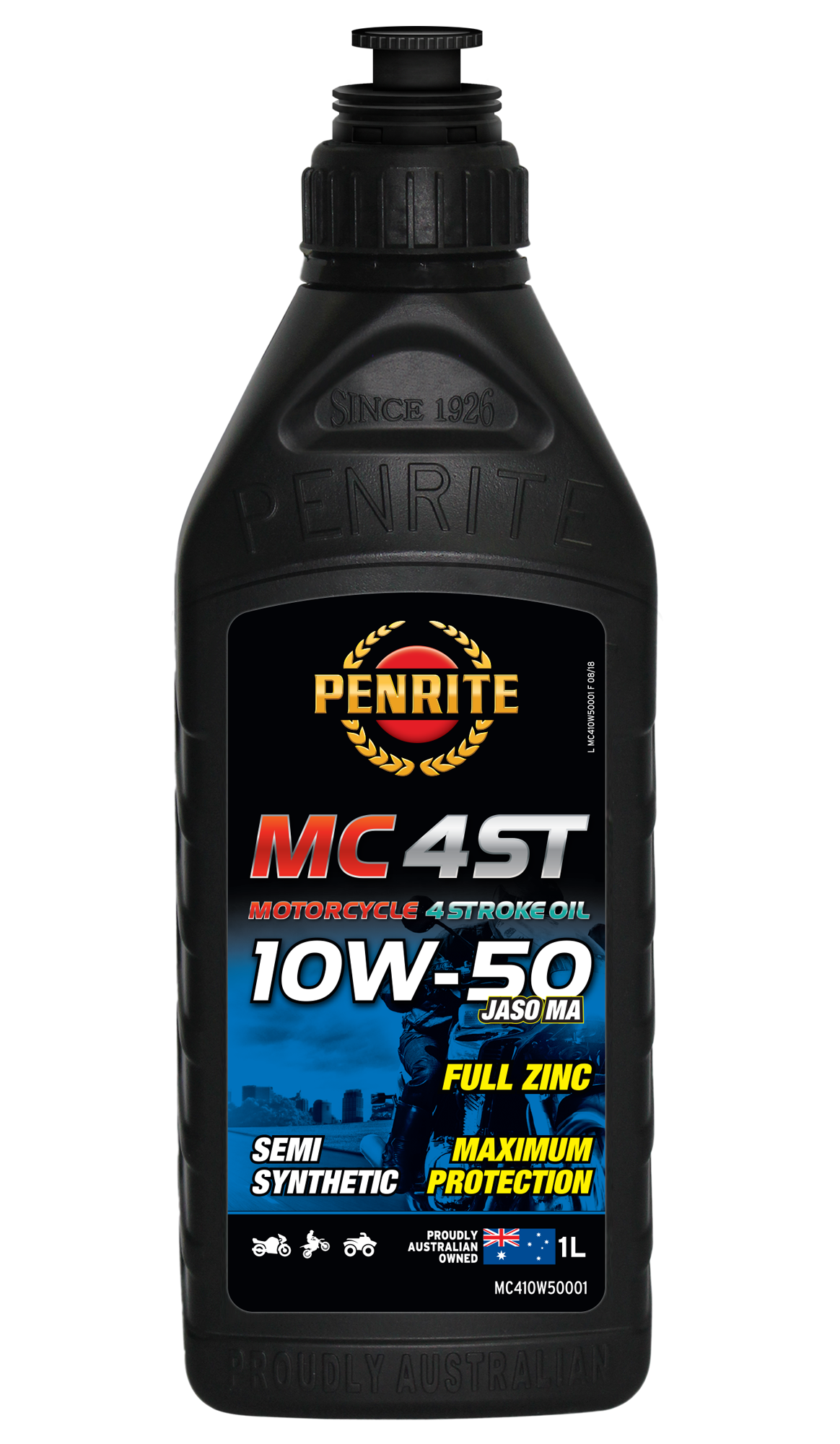 MC-4ST Semi Synthetic 10W-50 - Penrite 4 X 4 Litre (Carton Only)