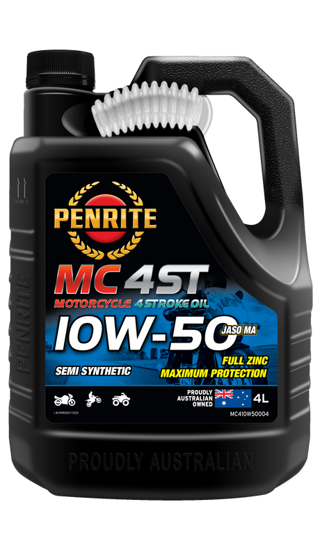 MC-4ST Semi Synthetic 10W-50 - Penrite  4 X 4 Litre (Carton Only) | Universal Auto Spares