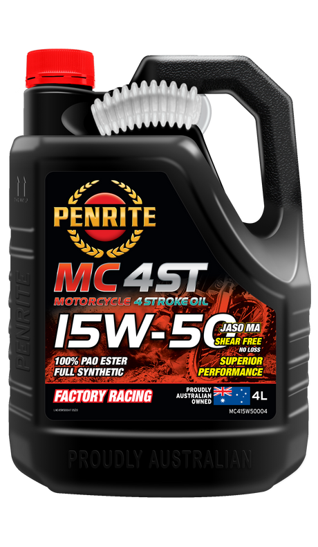 MC-4ST 15W-50 (100% PAO & ESTER) - Penrite