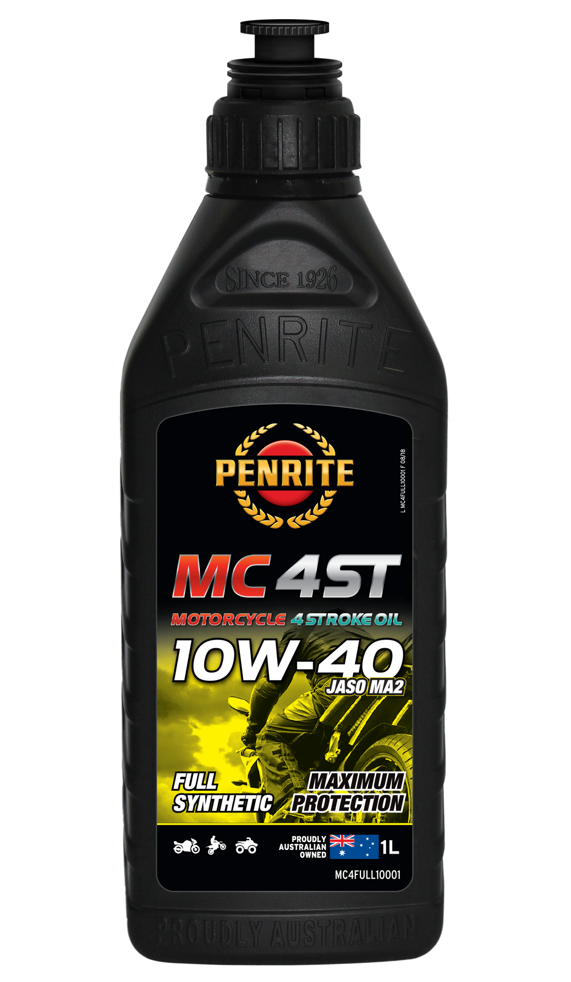 MC-4ST Full Synthetic 10W-40 - Penrite 4 X 4 Litre (Carton Only)