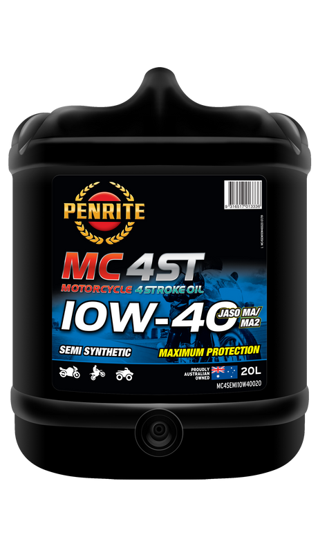 MC-4ST Semi Synthetic 10W-40 - Penrite 4 X 4 Litre (Carton Only) 20L