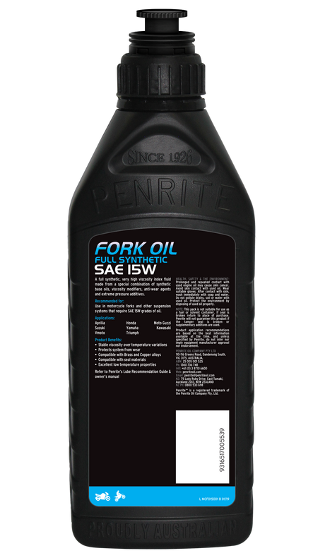 MC Fork Oil 15 (Full Synthetic) 1L - Penrite