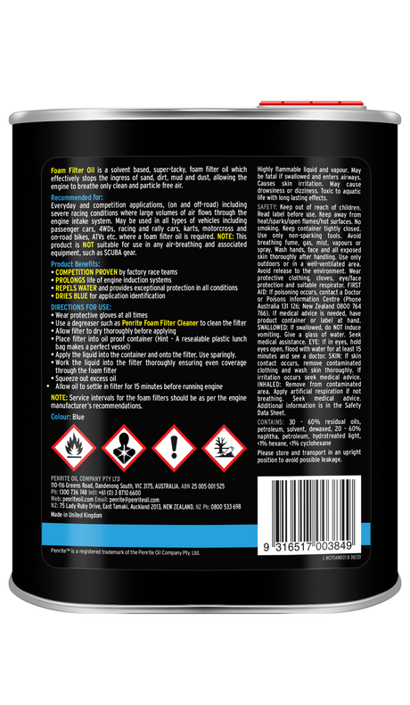Foam Filter Oil (Liquid) 1L - Penrite