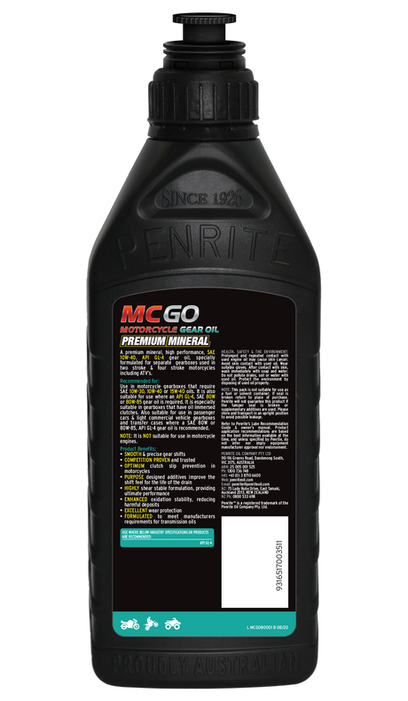 MC Gear Oil (Mineral) 1L - Penrite
