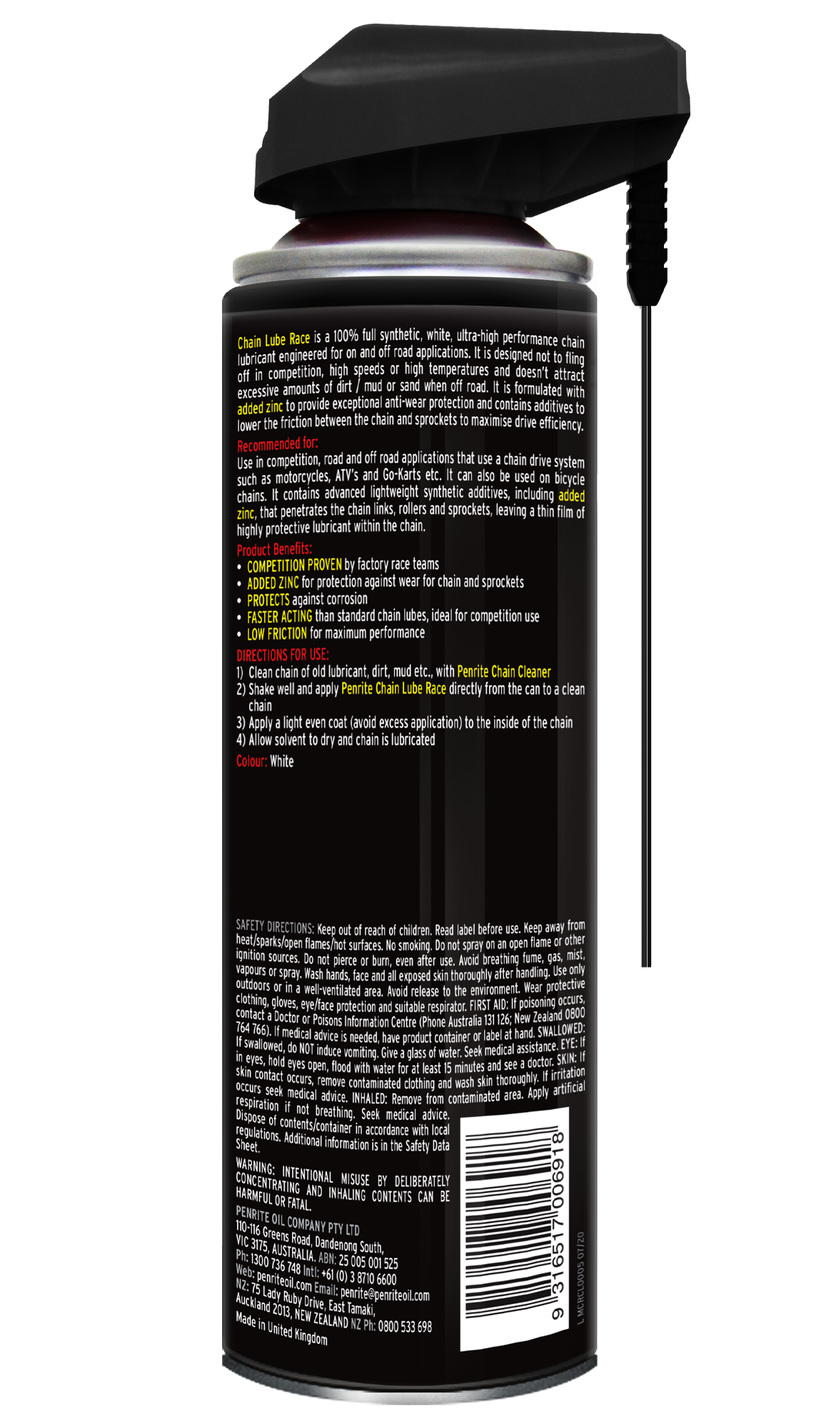 Chain Lube Race 500ml - Penrite