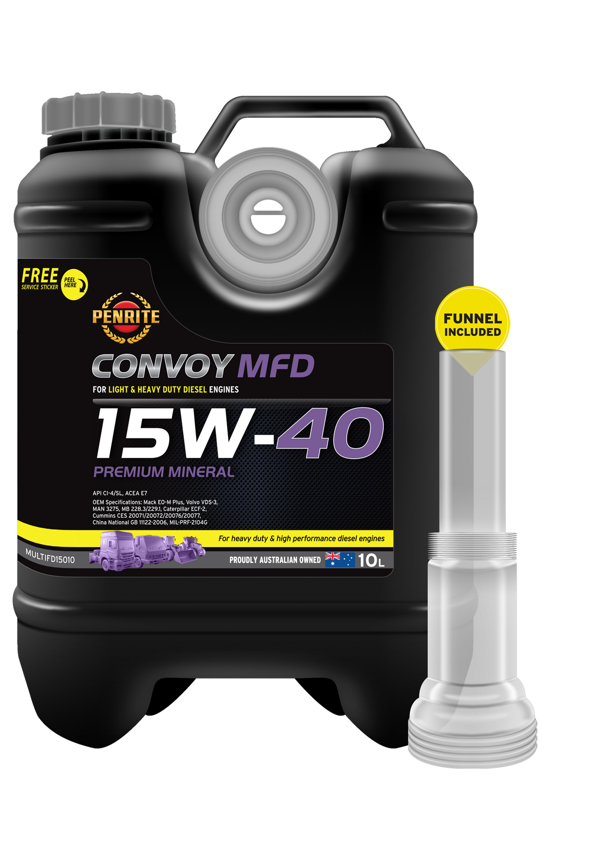 CONVOY MFD 15W-40 (Mineral) - Penrite