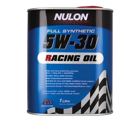 Full Synthetic 5W-30 Racing Oil - Nulon | Universal Auto Spares
