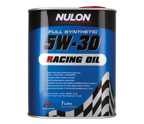 Full Synthetic 5W-30 Racing Oil - Nulon 1L