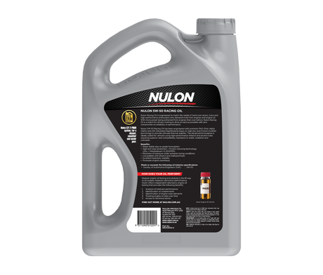 Full Synthetic 5W-50 Racing Oil - Nulon