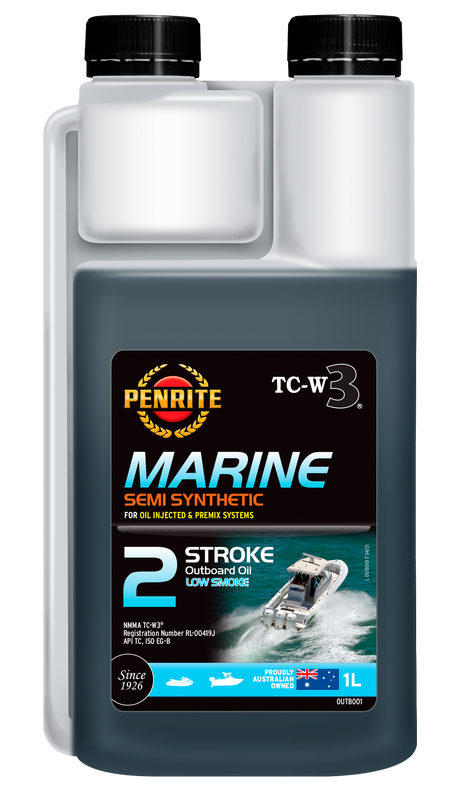 Marine Outboard 2 Stroke Oil (Semi Syn) - Penrite 1L