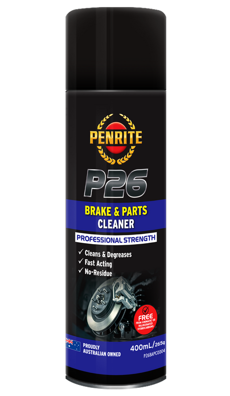 P26 Brake & Parts Cleaner Aerosol 400ml - Penrite | Universal Auto Spares