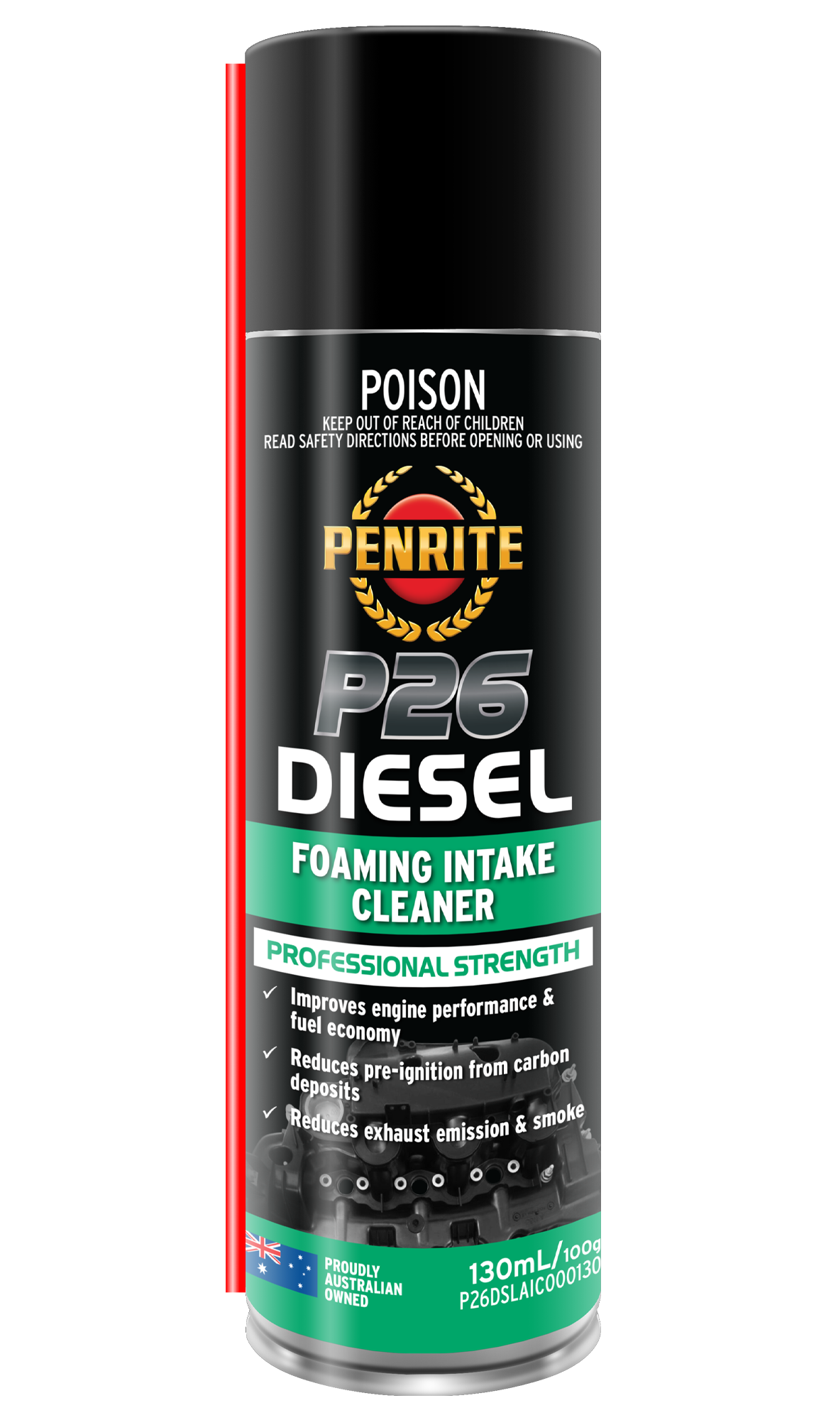 P26 Diesel Foaming Intake Cleaner 130ml - Penrite