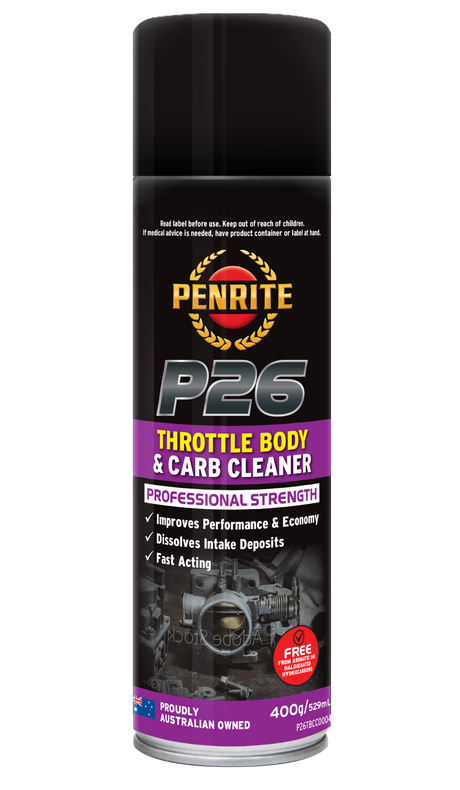 P26 Throttle Body & Carb Cleaner 400gm - Penrite | Universal Auto Spares