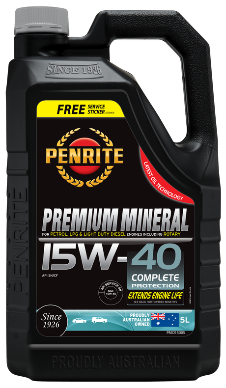 Premium Mineral 15W-40 - Penrite 5L