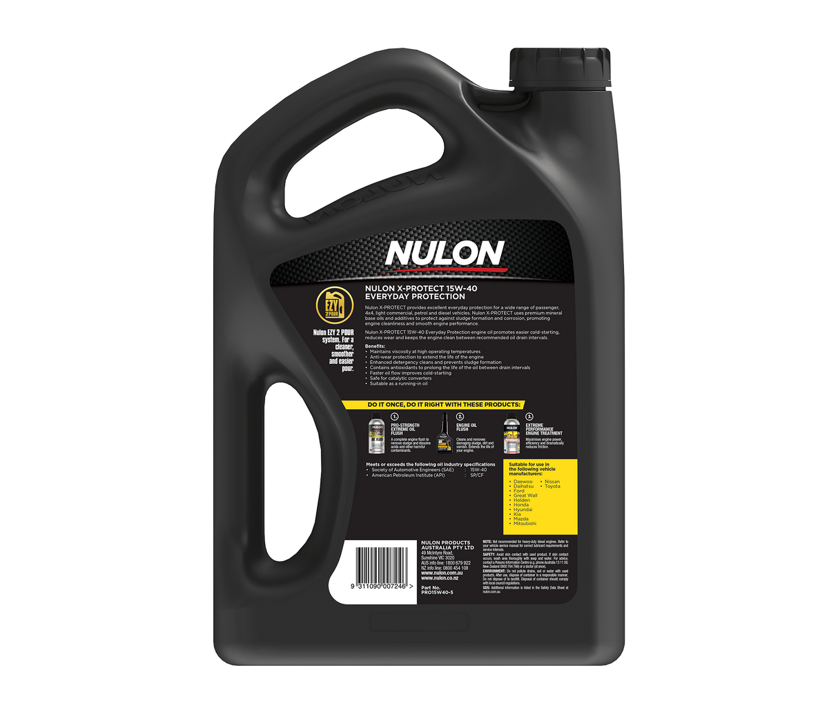X-Protect 15W-40 Everyday Protection - Nulon