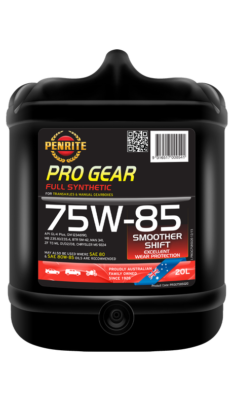 PRO GEAR 75W-85 (FULL SYN) - Penrite 20L