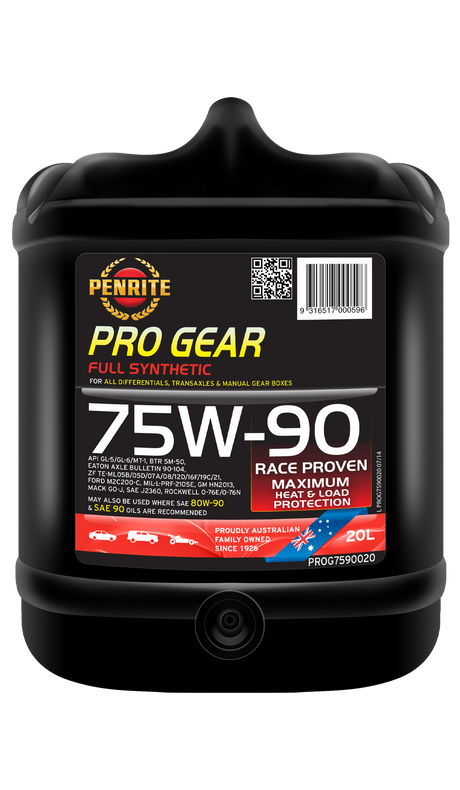 PRO GEAR 75W-90 (Full Syn) - Penrite 20L