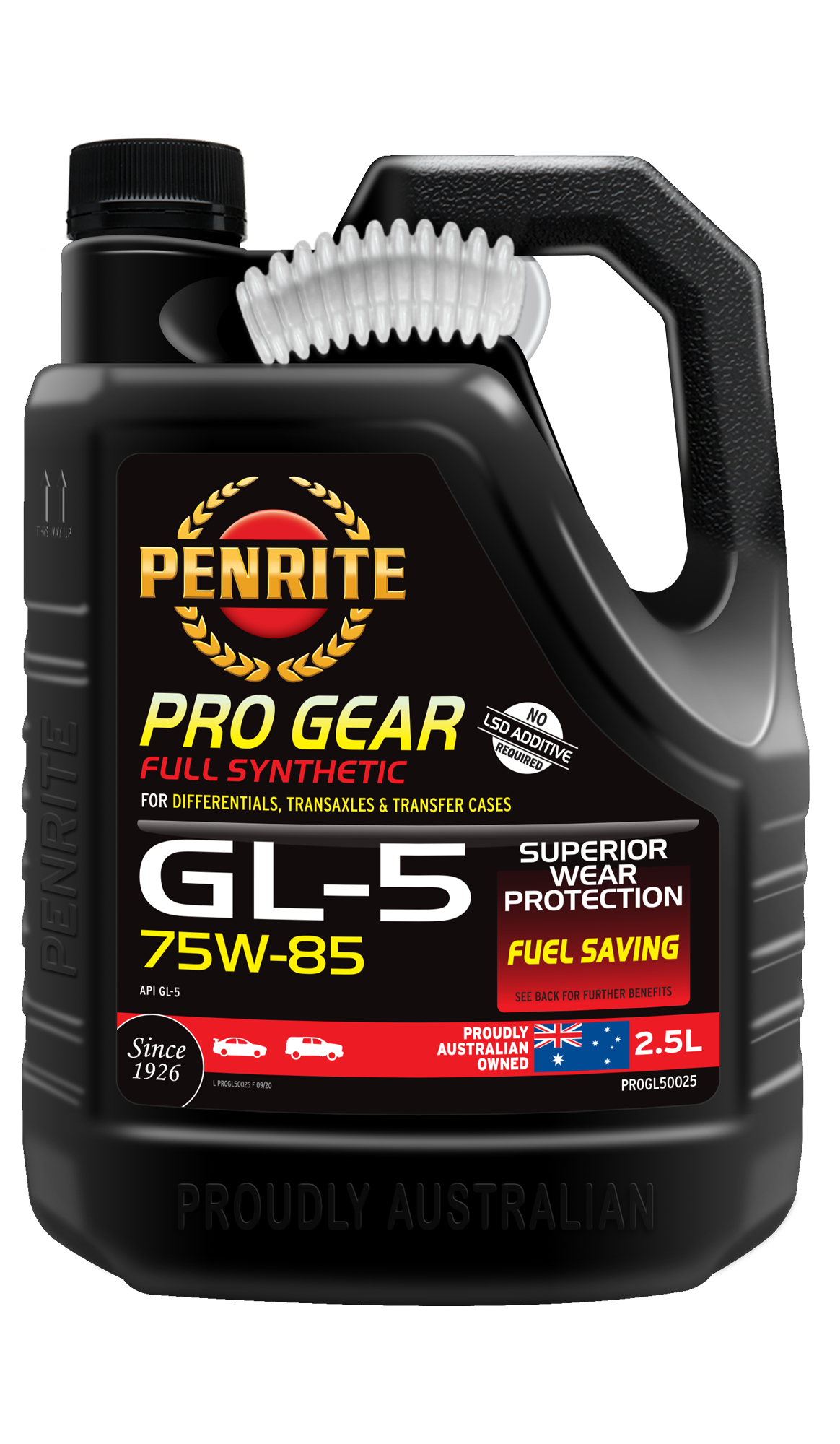 PRO GEAR GL-5 75W-85 (Full Syn) - Penrite 2.5L