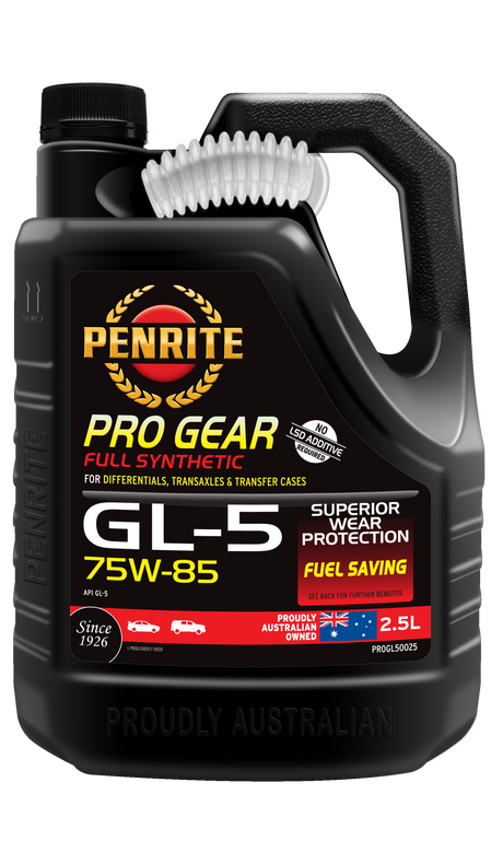 PRO GEAR GL-5 75W-85 (Full Syn) - Penrite 2.5L