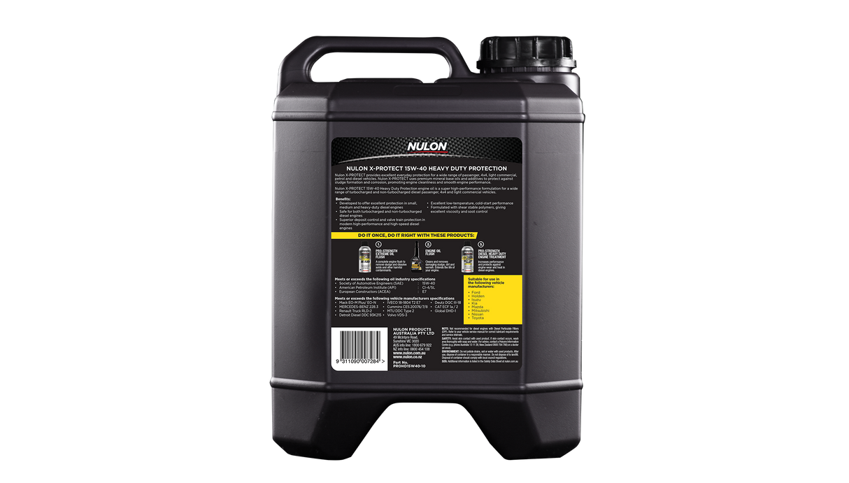 X-Protect 15W-40 Heavy Duty Protection - Nulon