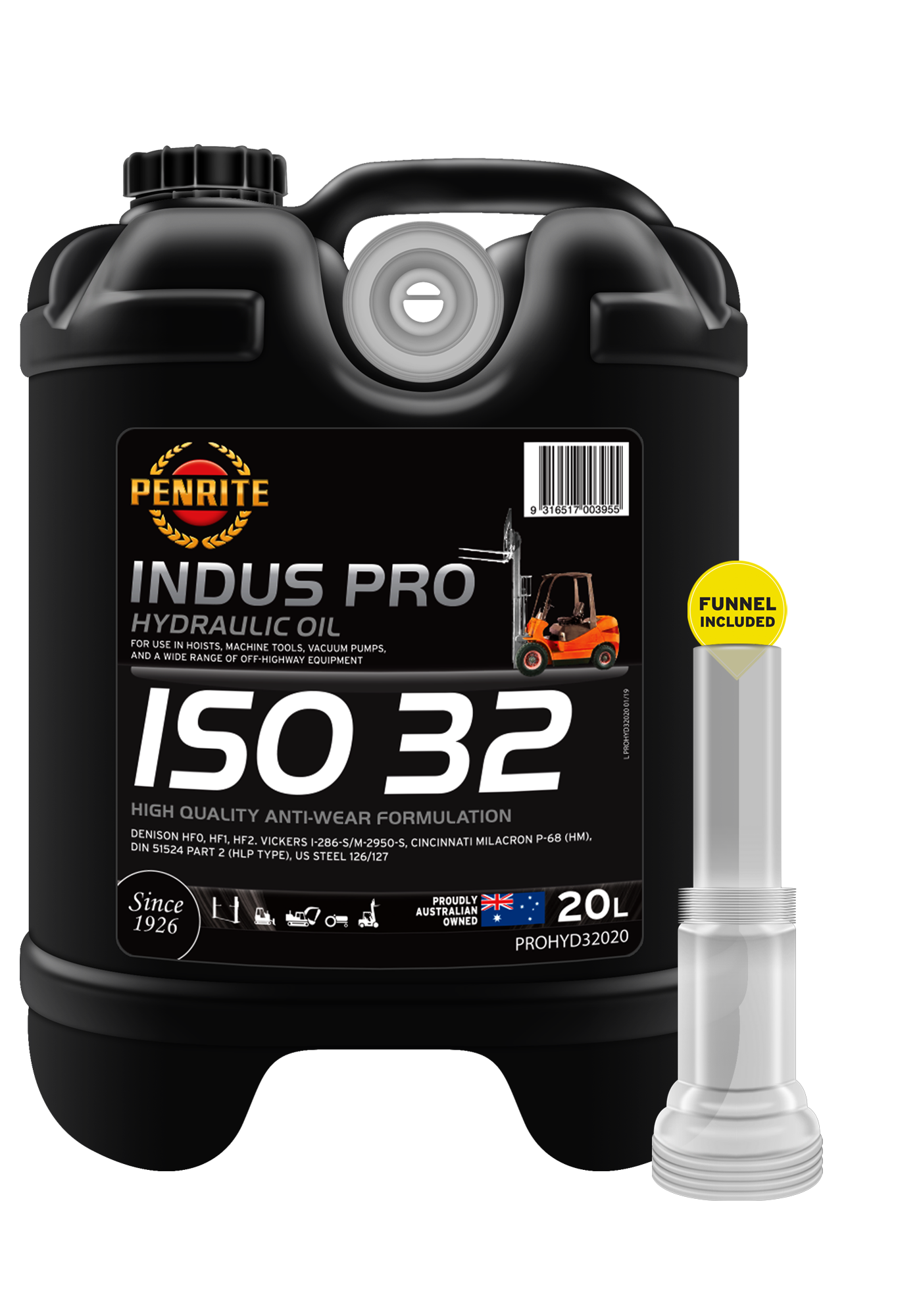INDUS Pro Hydraulic 32 - Penrite 20L