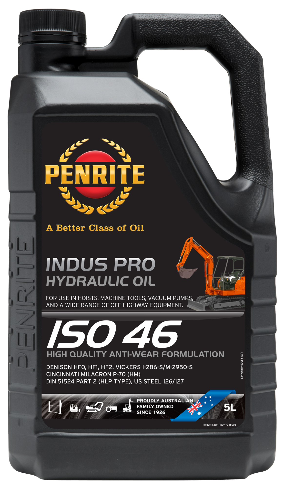 INDUS Pro Hydraulic 46 - Penrite 5L