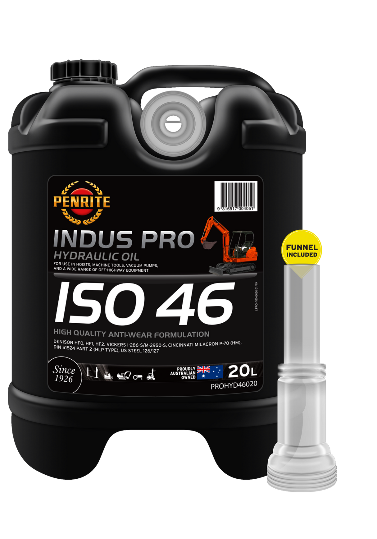INDUS Pro Hydraulic 46 - Penrite 20L